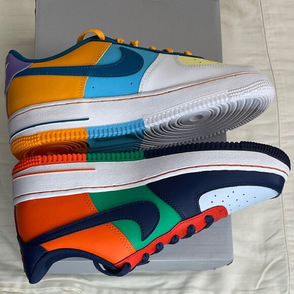 Nike Air Force 1 LV8 2 BG "WHAT THE AF1" "Multi-Color" [FQ8368-902] Y 6.5/W 8 - Picture 6 of 8